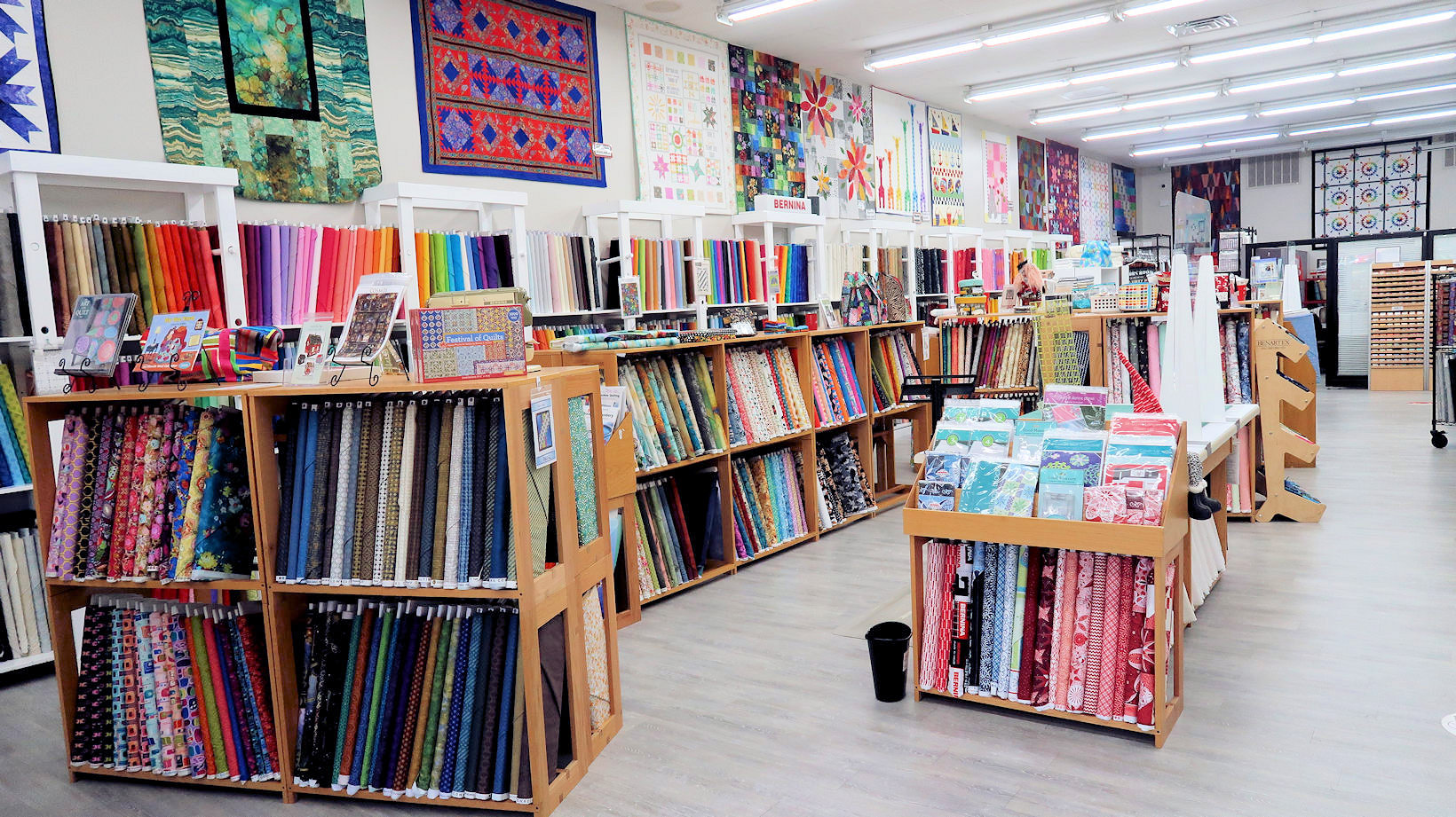 Bernina World of Sewing Machines Quilting Fabric Raleigh NC