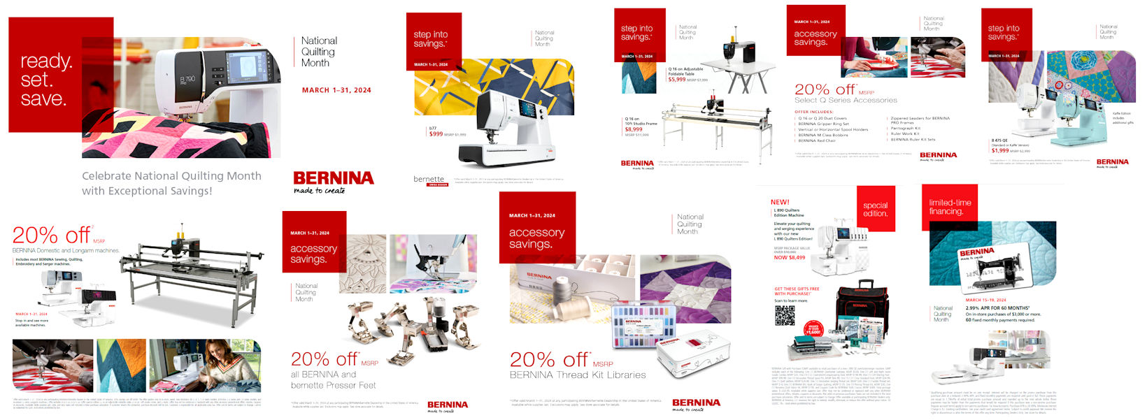 Bernina World of Sewing Machines Quilting Fabric Shop Store Raleigh NC