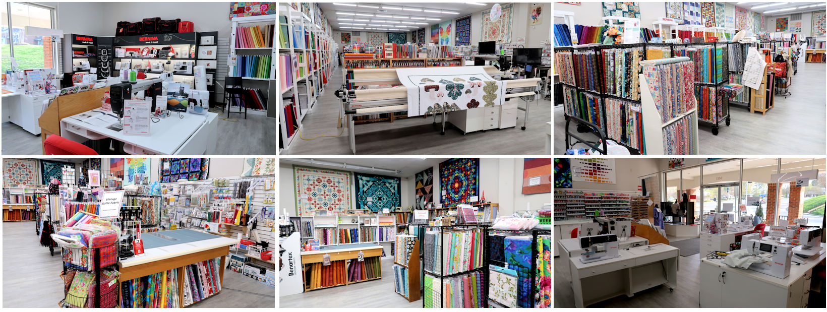Bernina World of Sewing Machines Quilting Fabric Shop Store Raleigh NC