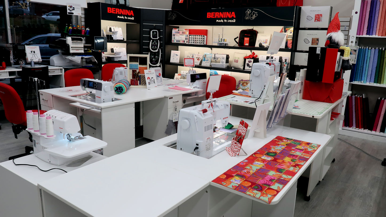Bernina World of Sewing Machines Quilting Fabric Shop Store Raleigh NC