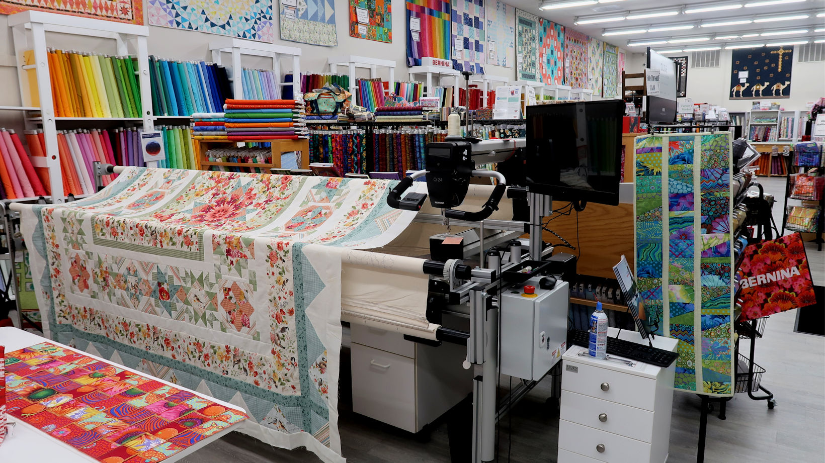Bernina World of Sewing Machines Quilting Fabric Shop Store Raleigh NC
